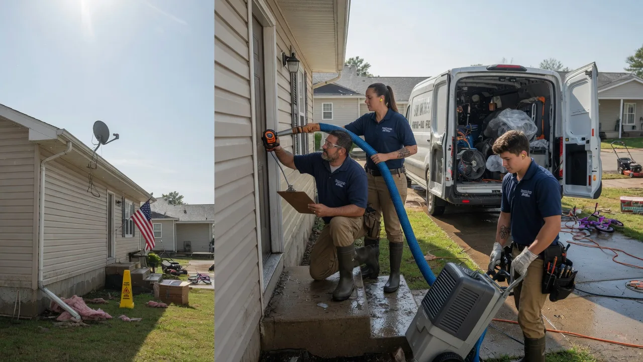 Ceiling Water Damage Restoration in Ina, IL near me