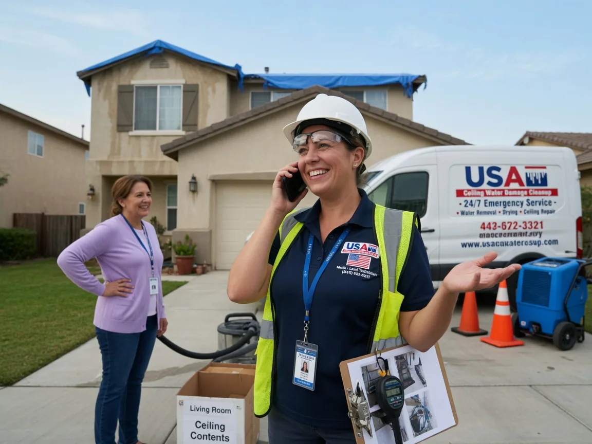 Ceiling Water Damage Restoration Ina, IL FAQs